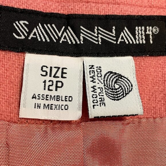 Vintage Rose Pink Wool Blazer - Picture 4 of 9